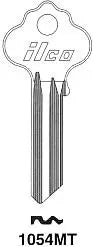 Kaba Ilco 1054MT Key Blank – IN33 Ilco Keyway, Nickel-Plated Brass, 5-Pin
