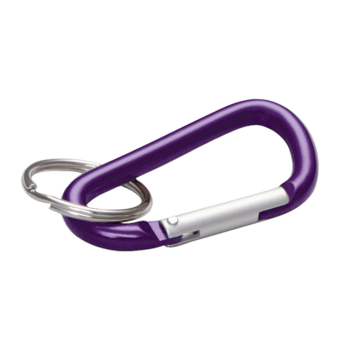 Lucky Line 46065 Small C-Clip with Split Key Ring Purple 10 Per Pack