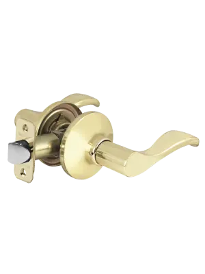 Master Lock WL0403 WAVE LEVER GR3 PASSAGE, POLISHED BRASS