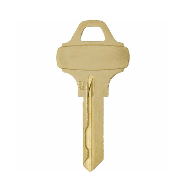 Kaba Ilco C145 Key Blank – Schlage Everest C145 Keyway, Nickel Silver, 6-Pin