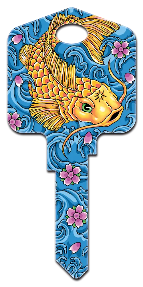 SC1-AI3 Achilles Ink Schlage Koi Fish