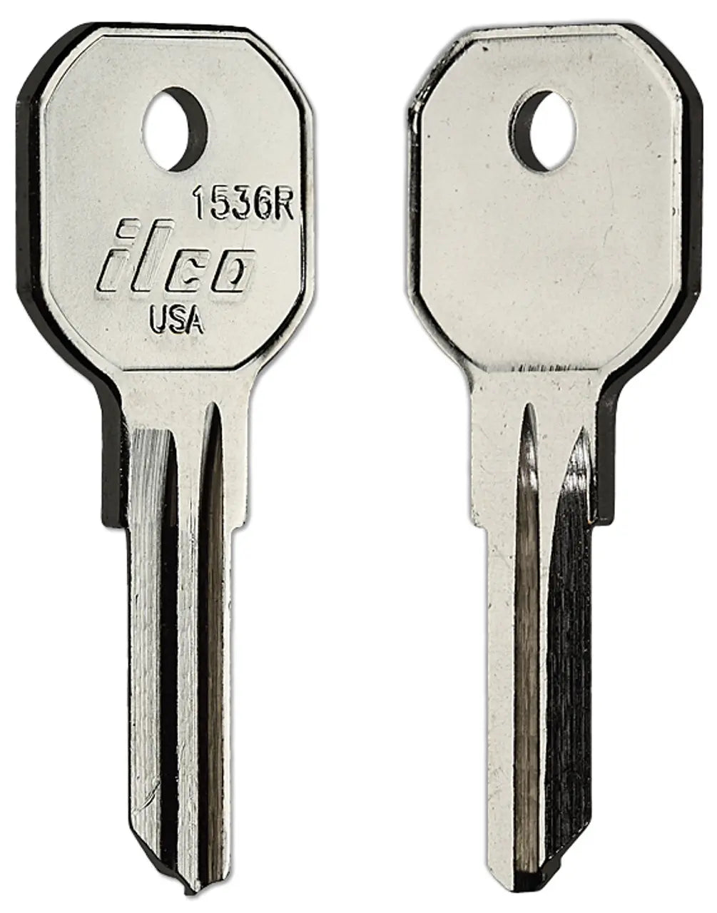 Kaba Ilco 1536R Hurd Key Blank – Nickel-Plated Brass