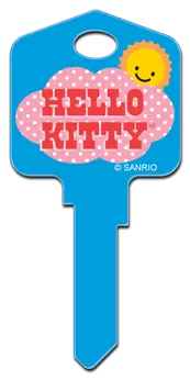 KW-SR9 Hello Kitty Keys Kwikset Rain or Shine