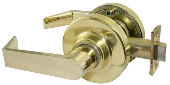 Marks USA 175N/3 Grade 2 Lock, Passage, American Lever, 2-3/4", Polished Brass