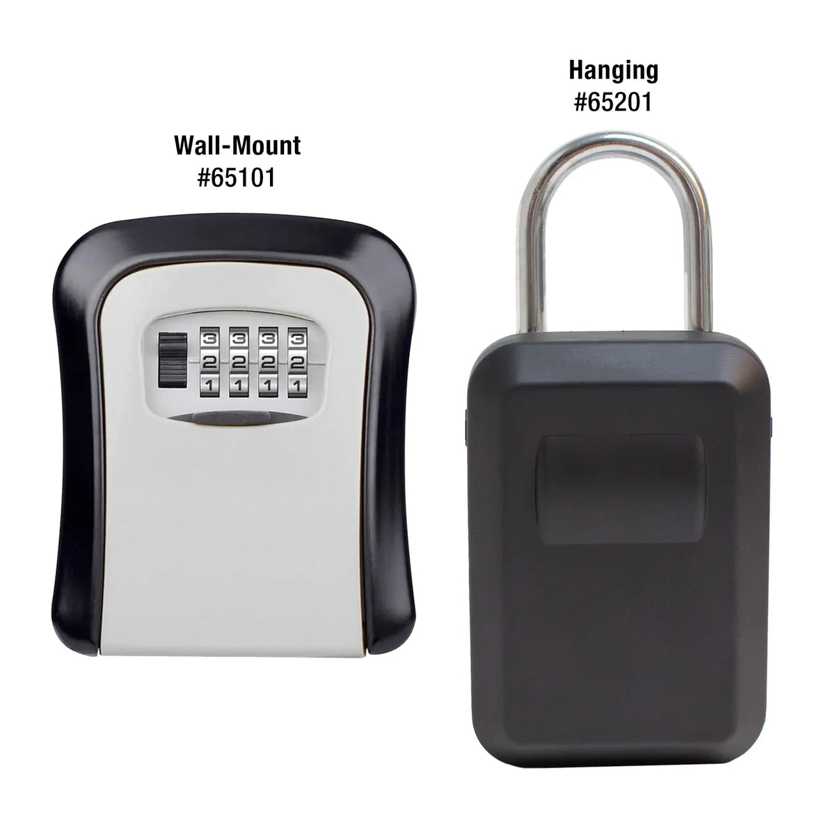 Lucky Line 65201 Hanging Key Lock Box, 4-Digit Combination