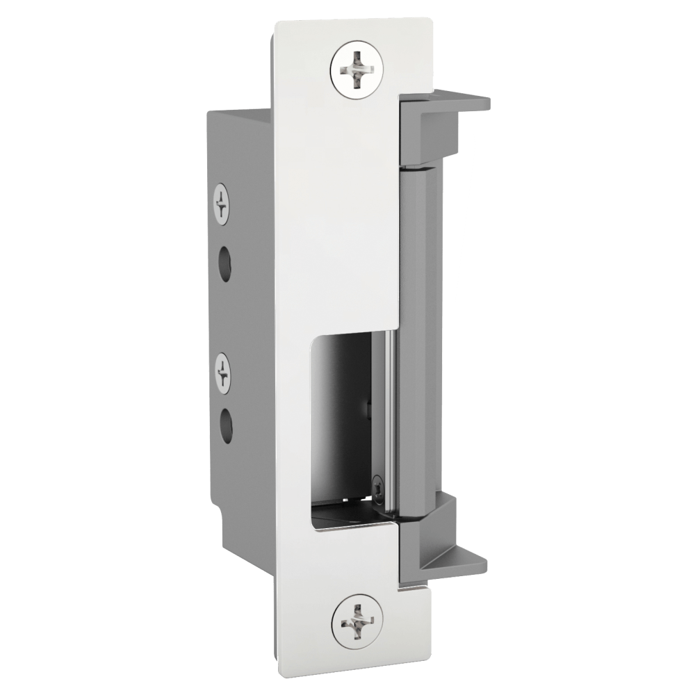 HES 4500C-629-LBM Grade 1 Electric Strike, Fail Safe/Fail Secure, 12/24 VDC, Low Profile, Fire Rated, Latchbolt Monitor, Bright Stainless Steel