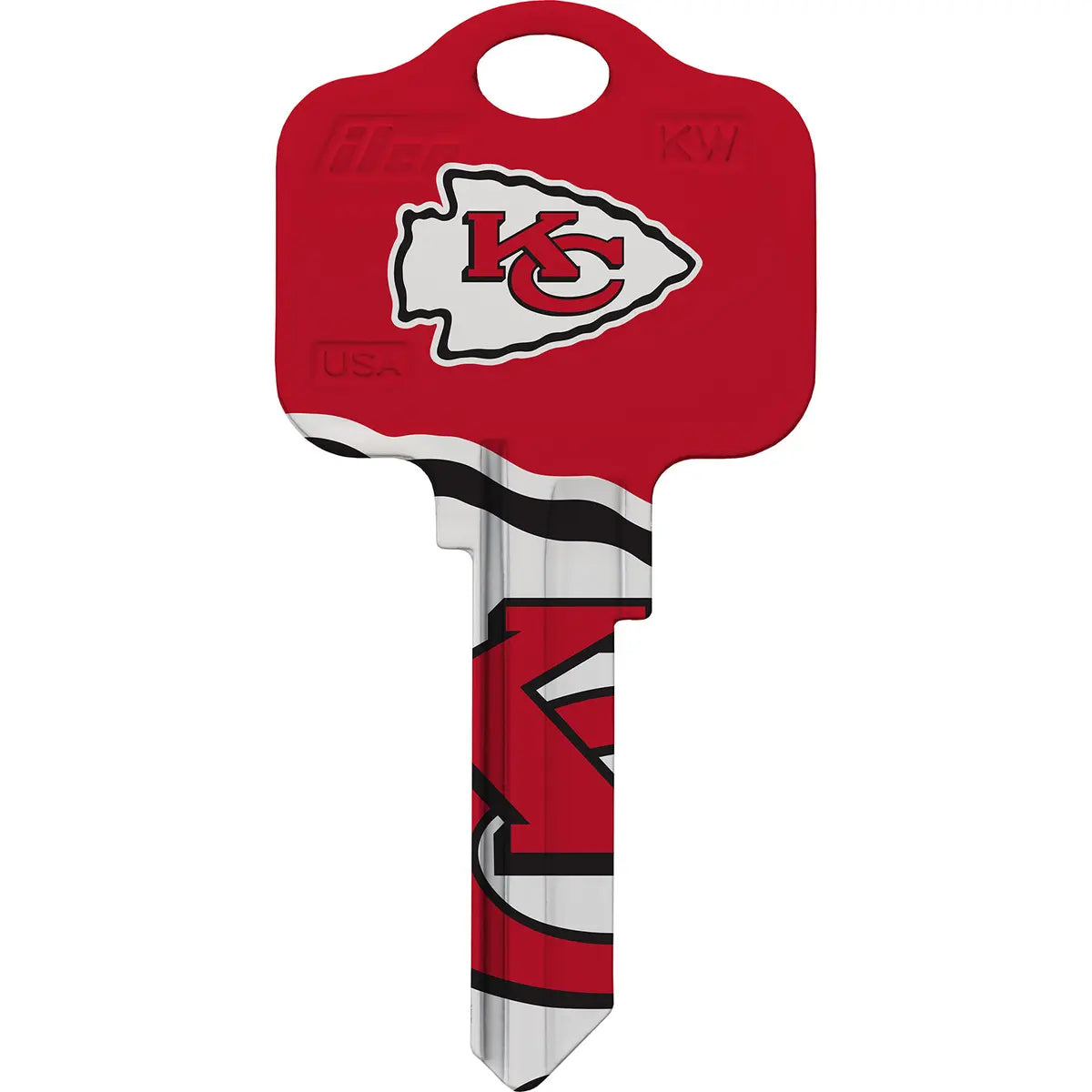 Kaba Ilco KW1-NFL-CHIEFS Kansas City Chiefs Football House Key Blank KW Keyway