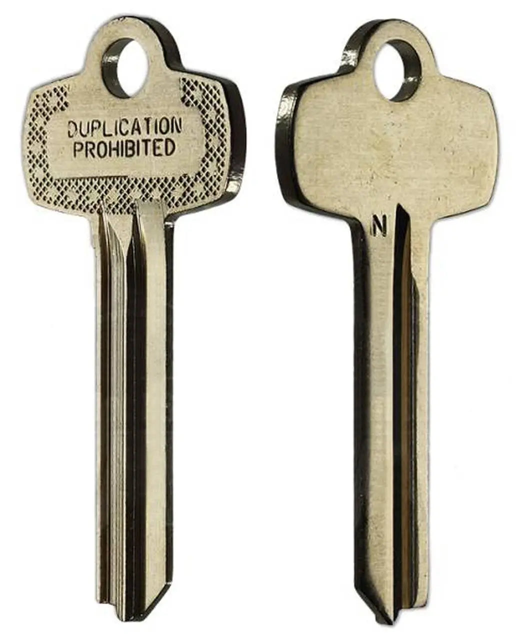 Kaba Ilco 1A1N1 Look-Alike Best N Key Blank, Nickel Silver