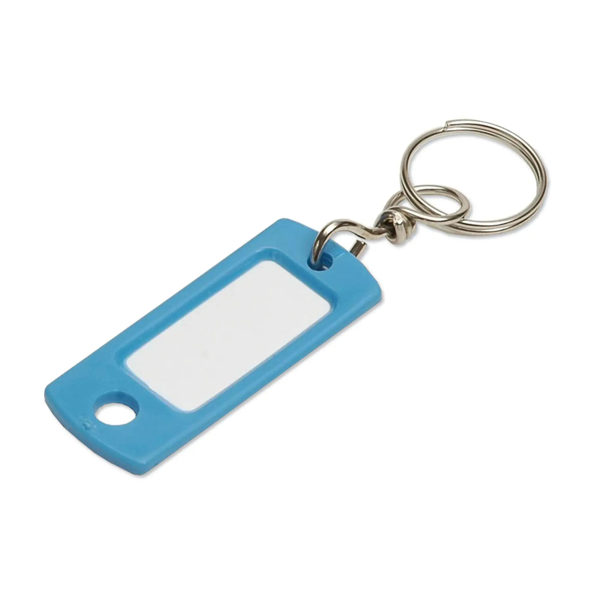 Lucky Line 16830 Key Tag with Swivel Ring Blue 50 Per Pack