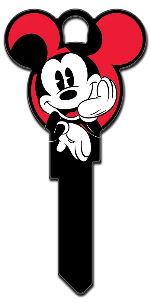 KW-D119 Disney Keys Kwikset MICKEY MOUSE HEAD SHAPE