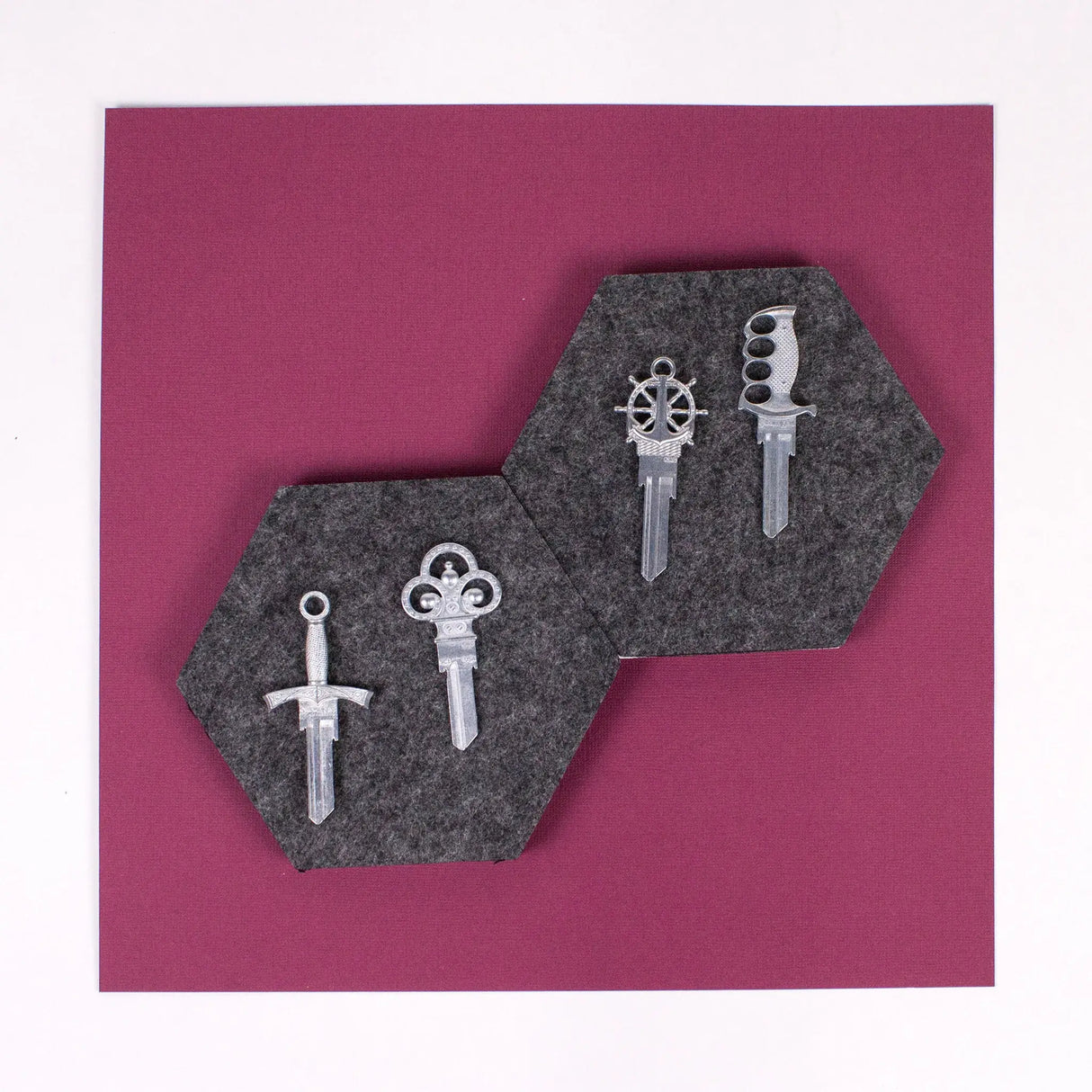 Lucky Line B304S Forged Anchor Key Shape Schlage SC1 1 Per Card