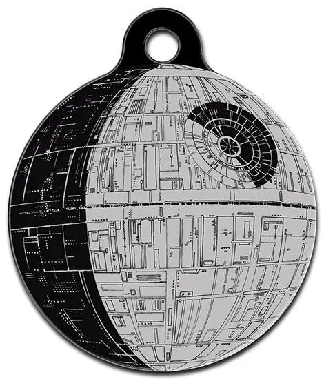 STAR WARS PET ID TAG SWID1-MD 1-1/4" MED DEATH STAR
