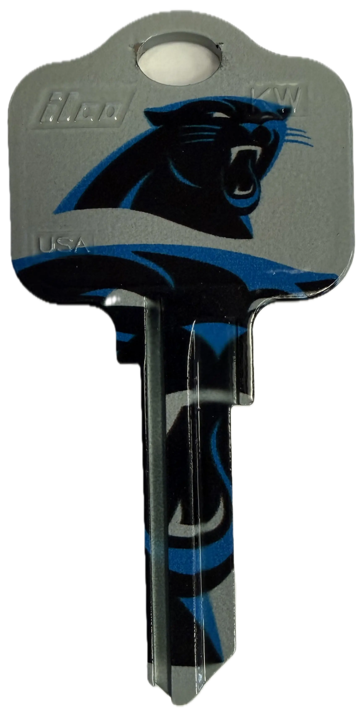 Kaba Ilco KW1-NFL-PANTHERS Carolina Panthers Football House Key Blank KW Keyway