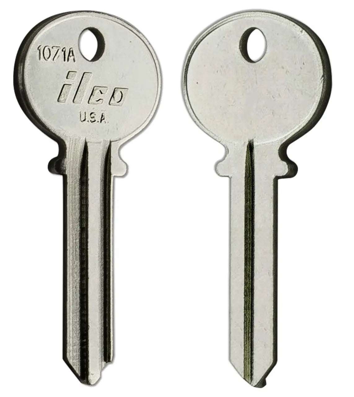 Kaba Ilco 1071A Key Blank – Wilson Bohannon 6-Pin, Nickel-Plated Brass