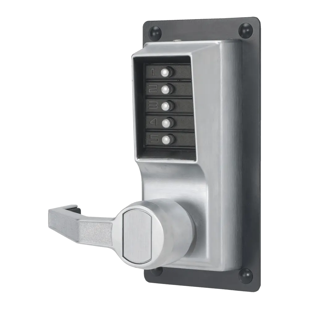 DormaKaba LLP1010-26D-41 Exit Trim Lever Lock, Combination Only, Left Hand Reverse, Satin Chrome