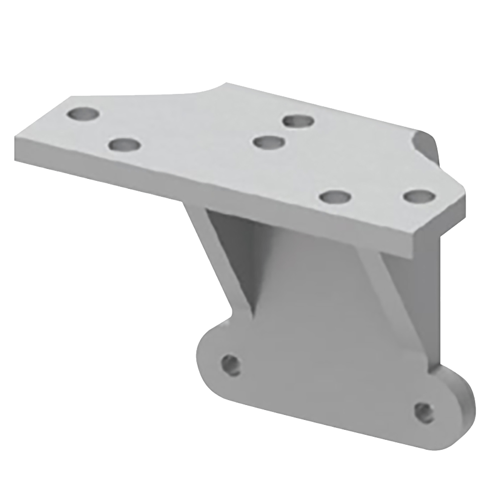 LCN 1260-62A 689 1260 Series Auxiliary Shoe, Aluminum Finish
