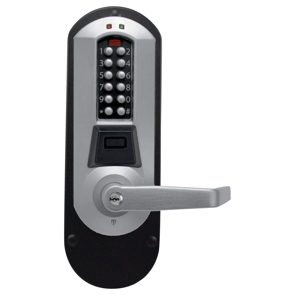 DormaKaba E5710XSWL-626-41 E-Plex 5700 Prox Exit Trim, 3,000 Access Codes, 30,000 Audit Events, KIL, Schlage C Keyway, Satin Chrome