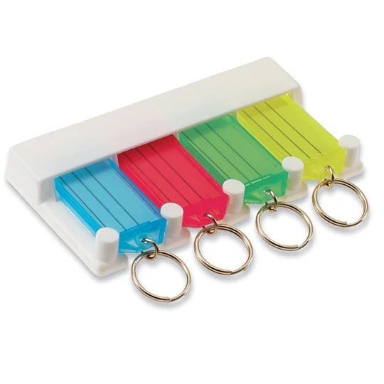 Lucky Line 60540 4 Key Tag Rack 1 Per Card