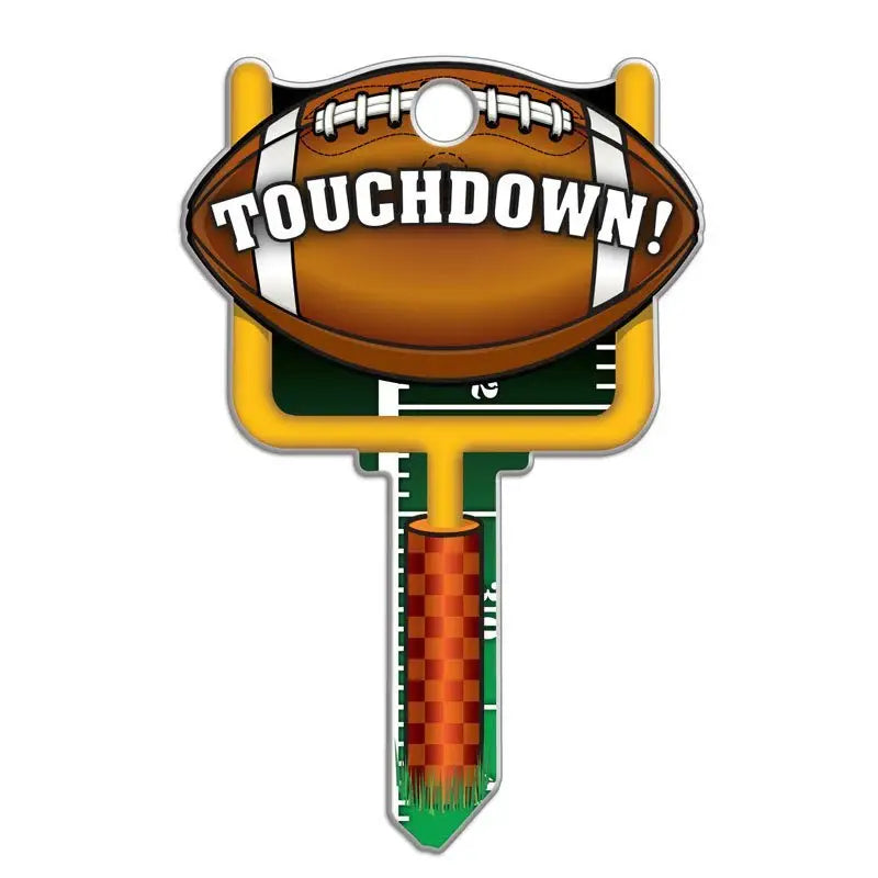 Lucky Line B121S Football KeyShapes Blank, Schlage SC1