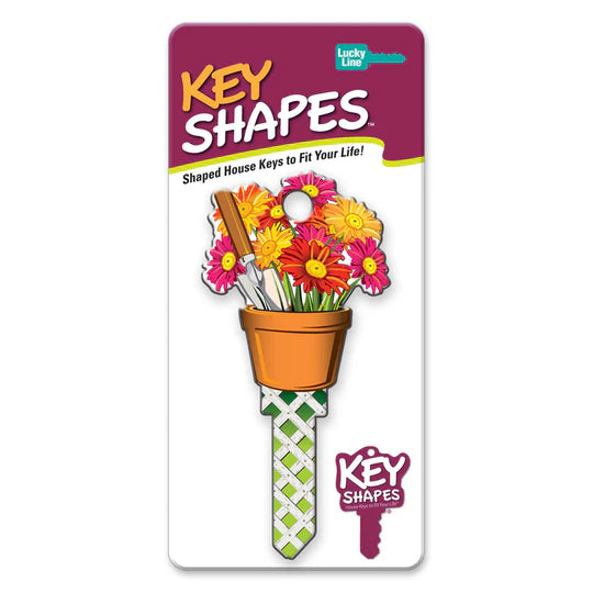 Lucky Line B142K Gardening KeyShapes Blank, Kwikset KW1/KW10