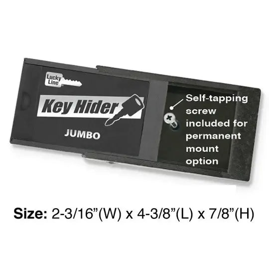 Lucky Line 91510 Jumbo Magnetic Key Hider 10 Per Display Card
