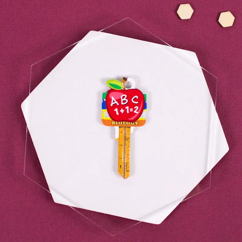 Lucky Line B131K Teacher KeyShapes Blank, Kwikset KW1/KW10