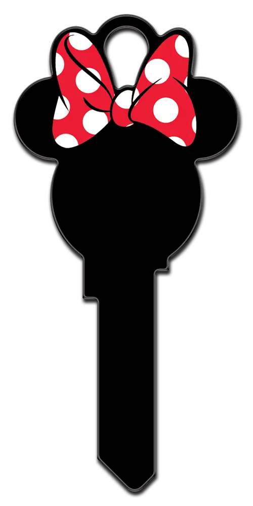 SC1-D120 Disney Keys Schlage MINNIE MOUSE HEAD SHAPE