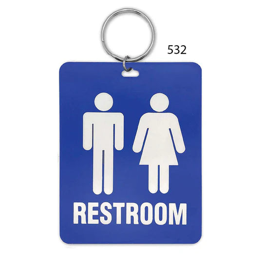 Lucky Line 53200 Unisex Mens and Womens Restroom Tag 10 Per Pack