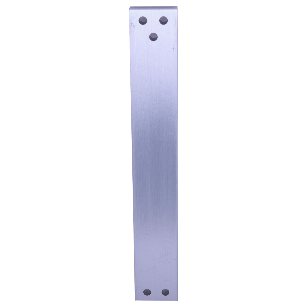 Securitron ASB-82CL Aluminum Spacer Bracket, M82, Blade Stop Applications, Satin Aluminum Clear Anodized