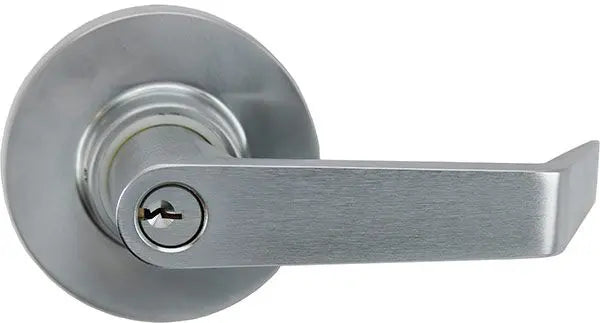 Marks USA M195F Storeroom Lever with Rose Trim for M9900 Series Panic Device, SC1, Satin Chrome