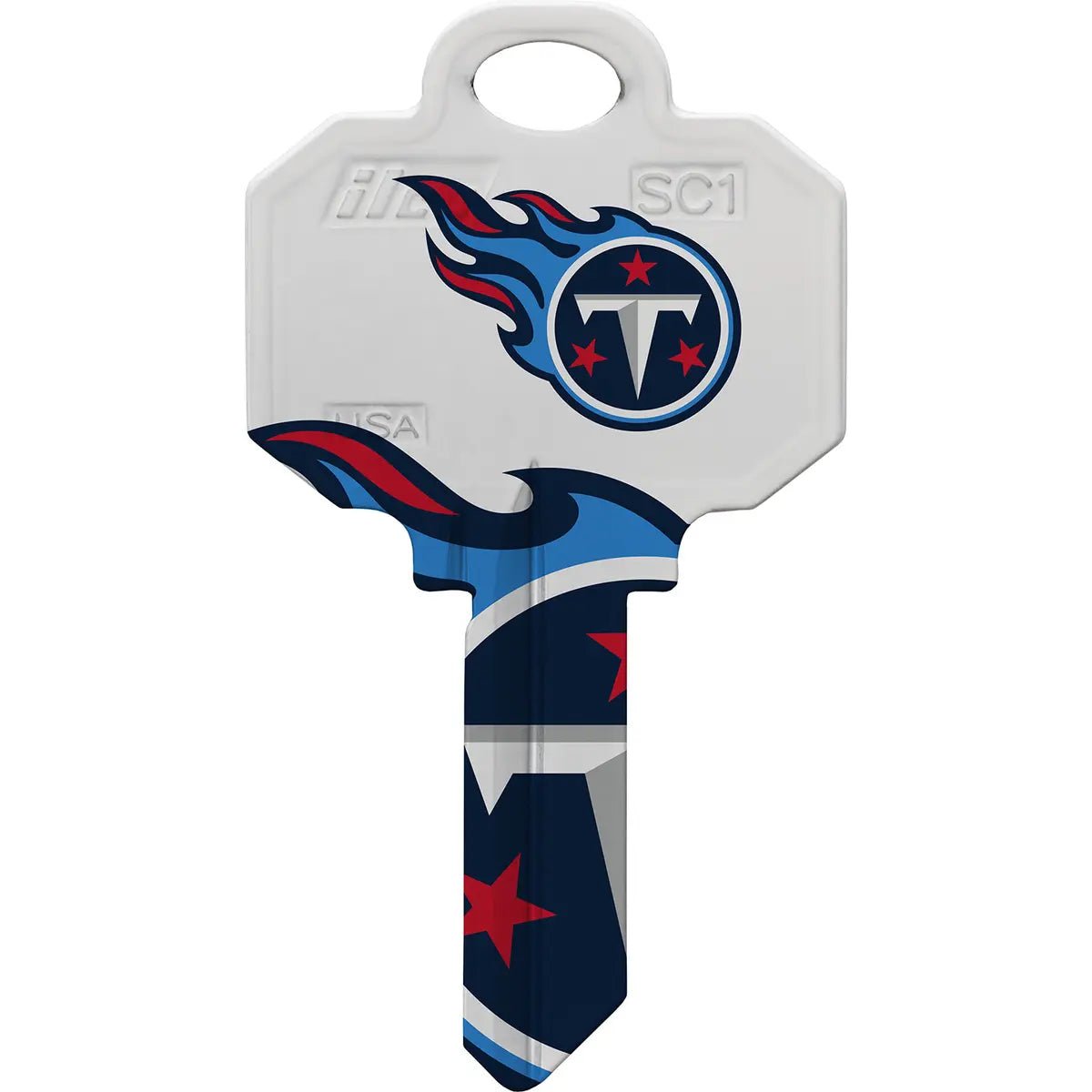 Kaba Ilco SC1-NFL-TITANS Tennessee Titans Football House Key Blank SC1 Keyway