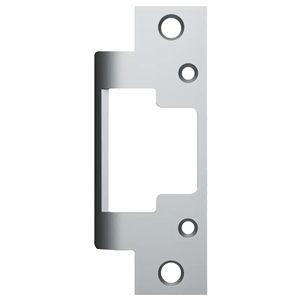 HES 801 630 Faceplate Only, 8000/8300 Series, 4-7/8" x 1-1/4", Flat with Square Corners, Satin Stainless Steel