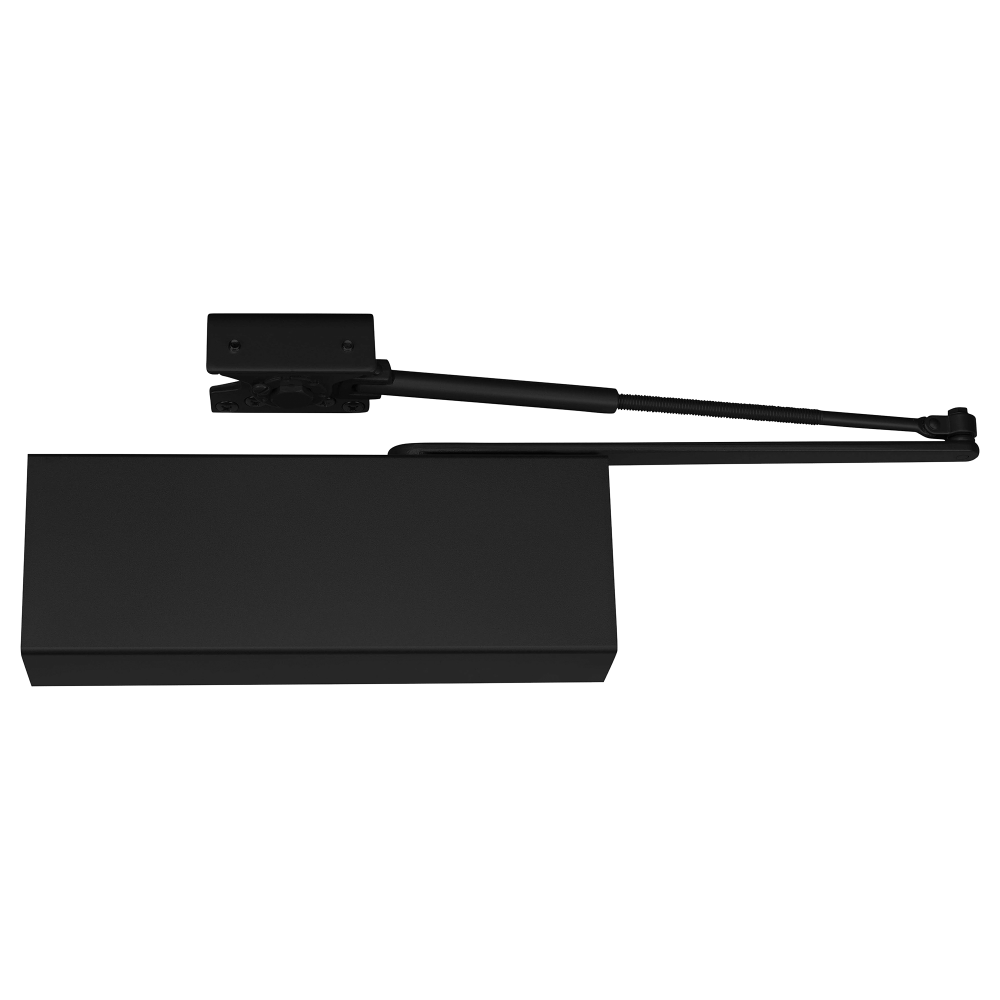 Norton 9500 693 Tri-Packed Door Closer, Adjustable Size 1-6, Black Painted