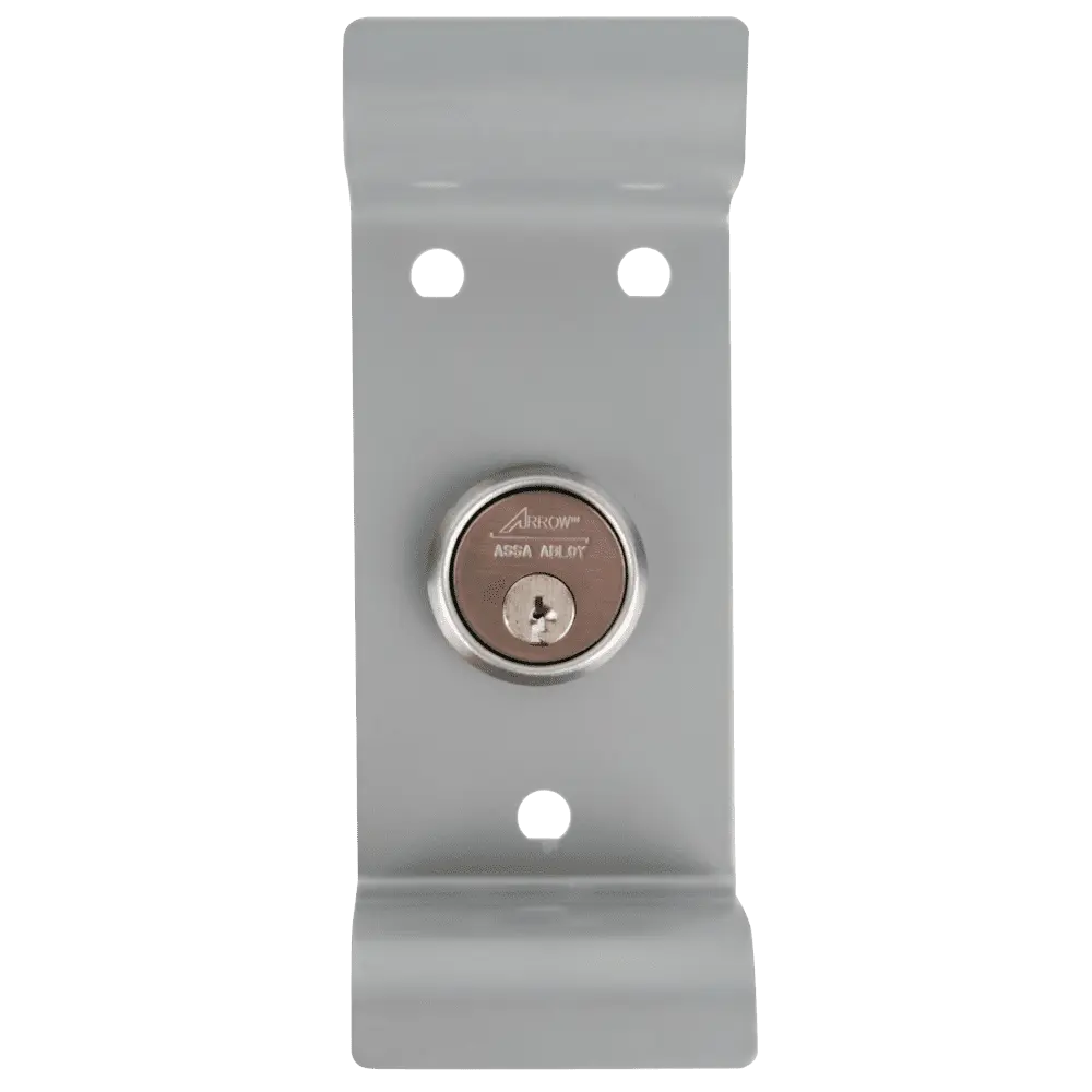 Arrow Lock SF12-26D Exit Device Trim, Storeroom, Wing Pull, Aluminum Painted Finish