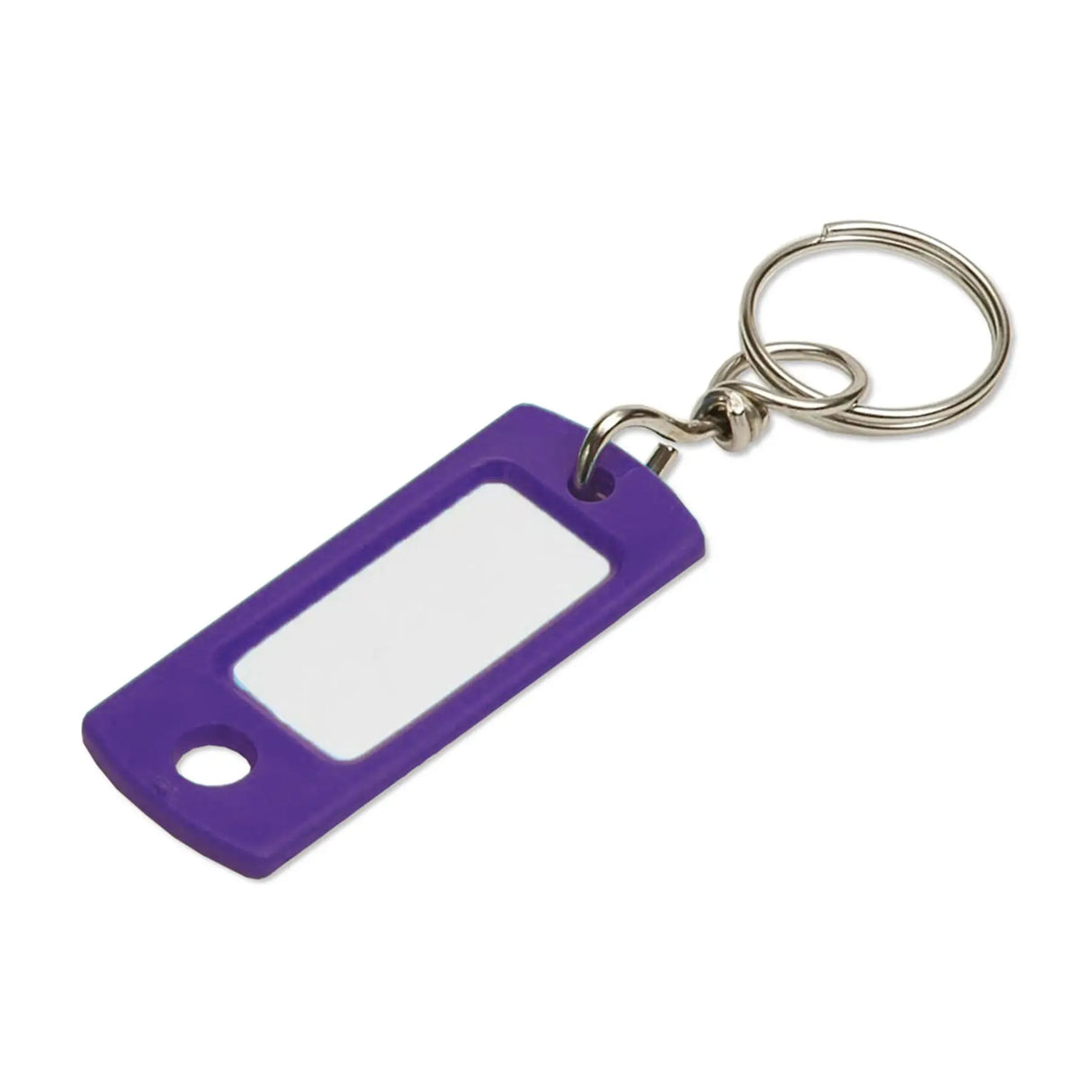 Lucky Line 16865 Key Tag with Swivel Ring Purple 50 Per Pack