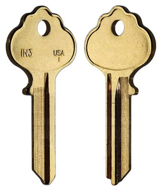 Taylor IN3-BR Independent Key Blank, Brass - 50 per box (X1054K)