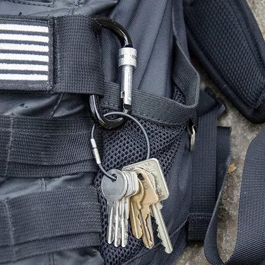 Lucky Line U12401 Locking Carabiner Keychain Asst 1 Per Card