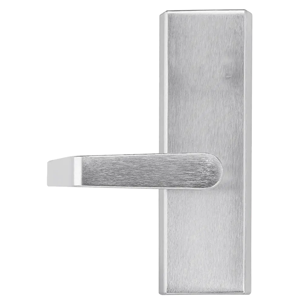 Marks USA MESC600N/26D Lever Trim with Escutcheon, Passage Function for M9900 Series, Satin Chrome