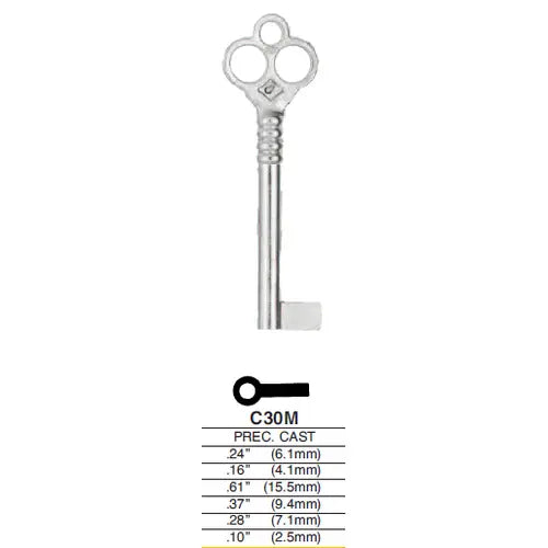 Kaba Ilco C30M Bit Key Blank, TA-638