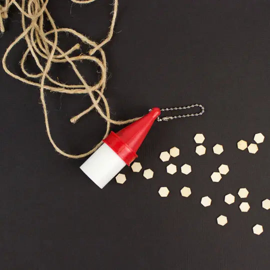 Lucky Line 92112 Key Buoy Float with Ball Chain Red 12 Per Card