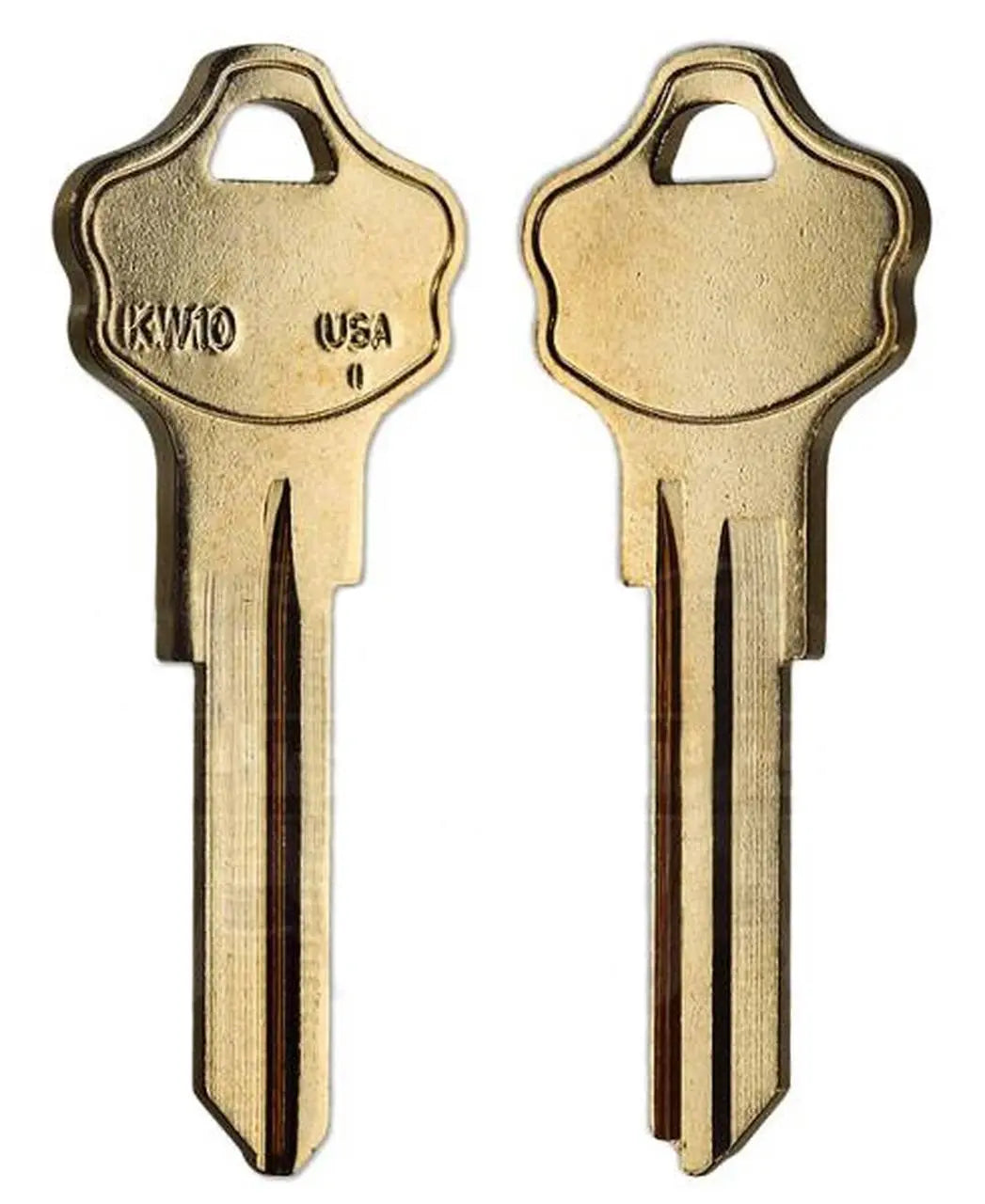Taylor KW10-BR-250PK Kwikset / Titan Key Blank, Brass - Bulk Pack 250 pcs