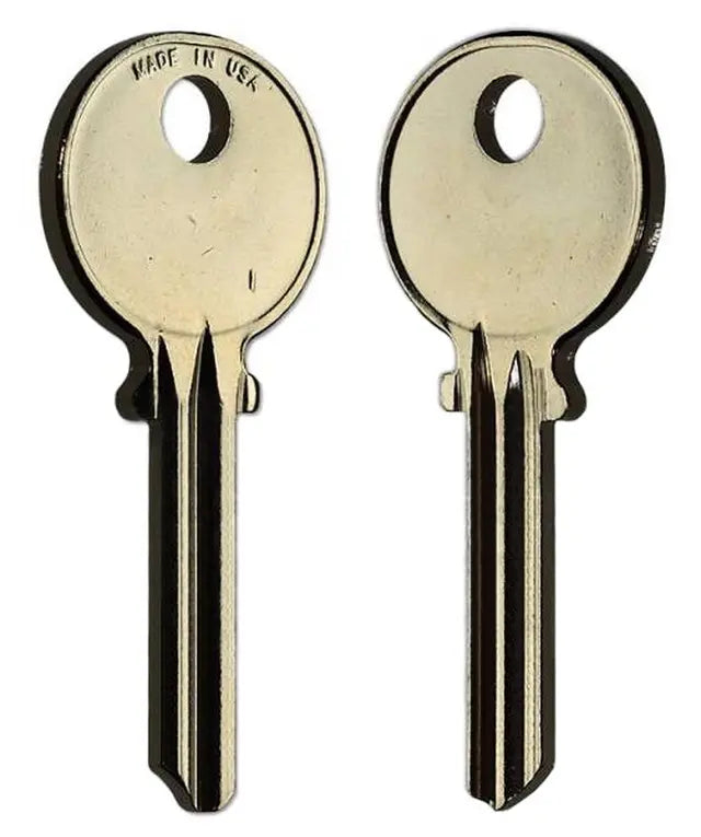 Kaba Ilco 1542 Key Blank – Medeco Keyway, 5-Pin Nickel Silver, Level 1