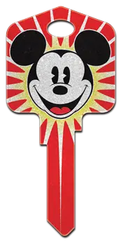 SC1-D91 Disney Keys Schlage Mickey Glitter *** DISCONTINUED ***