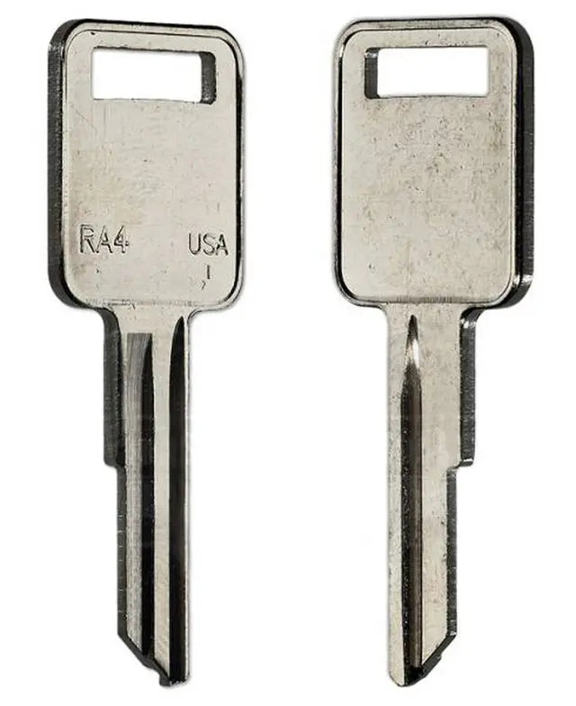 Taylor RA4-NP AMC/Truck Key Blank, Nickel Plated 10pcs per pack (1970AM)