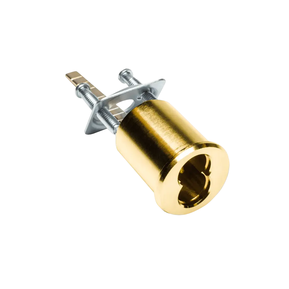 KSP 308-03 6/7 Pin Rim Housing, Less Core, Bright Brass