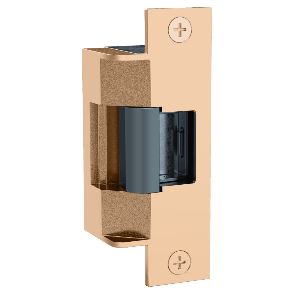 HES 7501-612 Grade 1 Electric Strike, Field Selectable (Safe/Secure), 4-7/8" x 1-1/4", 12/24 VDC, Satin Bronze Clear Coated