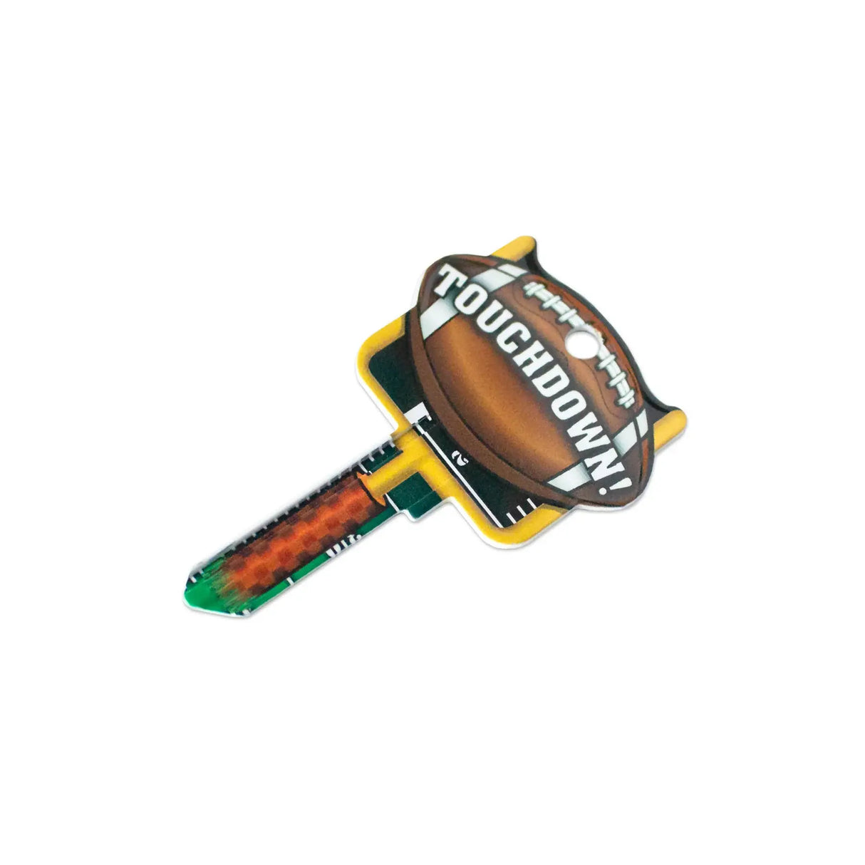 Lucky Line B121K Football KeyShapes Blank, Kwikset KW1/KW10