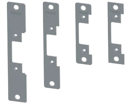 Trine 4300-32D Electric Strike, 12/24 VDC, 12-24 VAC, 4 Faceplates Included, Satin Stainless Steel Finish