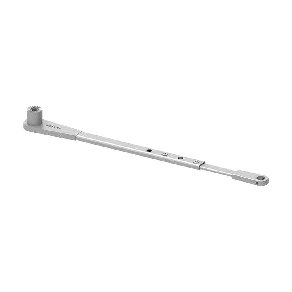 LCN 9130-3077T 628 Standard Track Arm, Clear Anodized