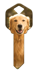 KW-HK61 Happy Keys Kwikset Golden Retriever